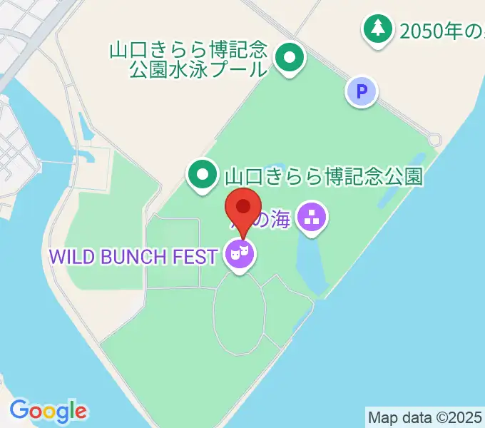 やまぐち富士商ドームの地図
