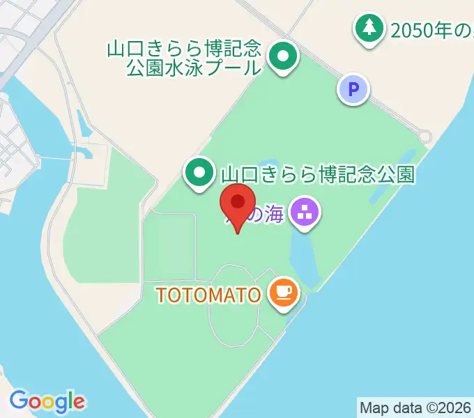 やまぐち富士商ドームの地図