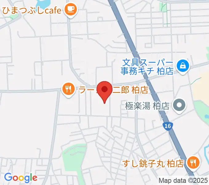 みのりの湯柏健康センターの地図