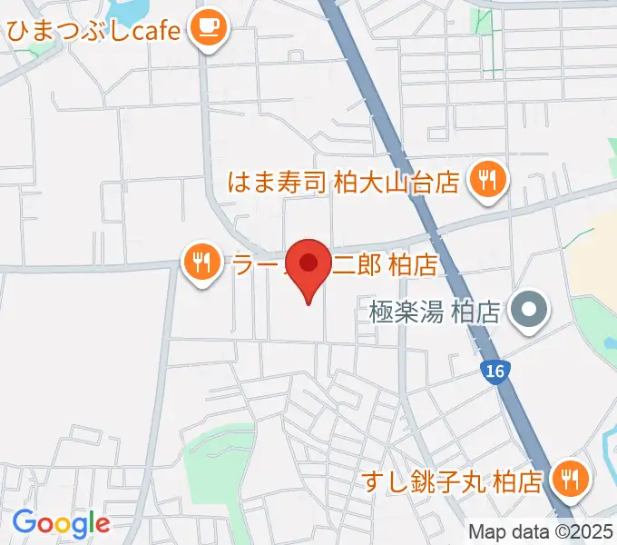 みのりの湯柏健康センターの地図