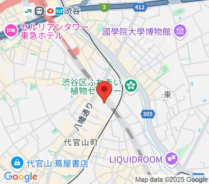 代官山WGT（Weekend Garage Tokyo）の地図