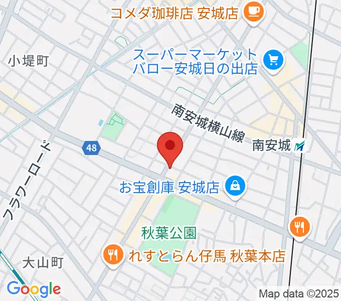 ギターショップメイヤの地図