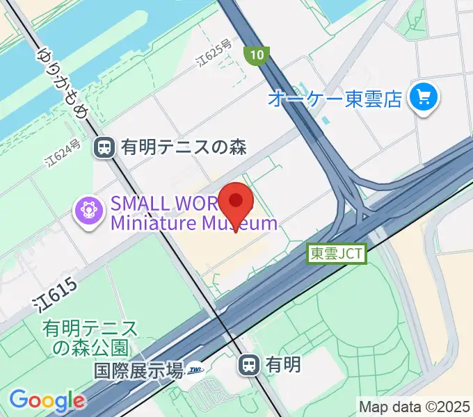 島村楽器 有明ガーデン店の地図