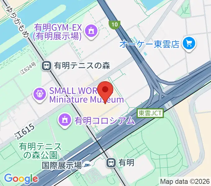 島村楽器 有明ガーデン店の地図