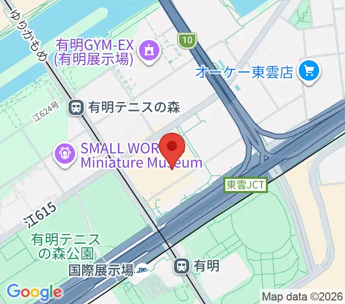 島村楽器 有明ガーデン店の地図