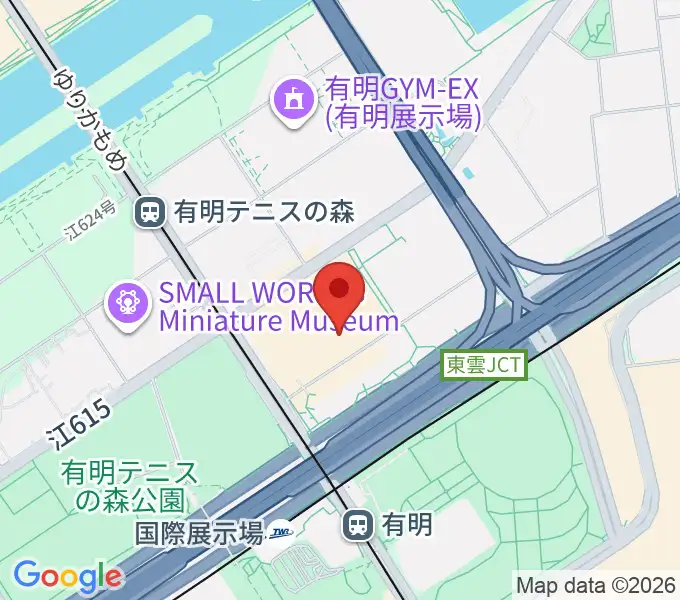 島村楽器 有明ガーデン店の地図