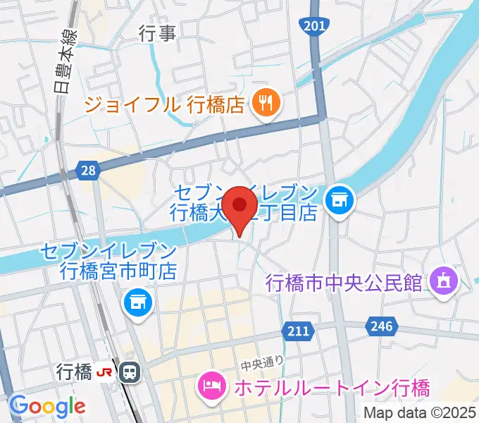 リブリオ行橋の地図