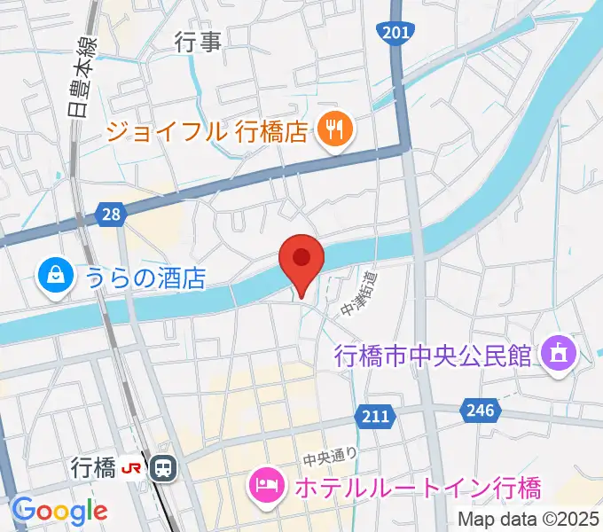 リブリオ行橋の地図