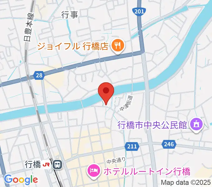 リブリオ行橋の地図