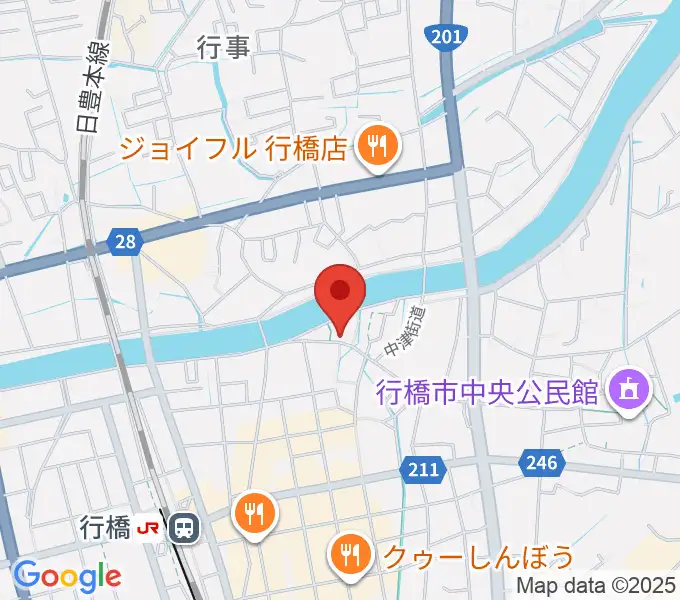 リブリオ行橋の地図