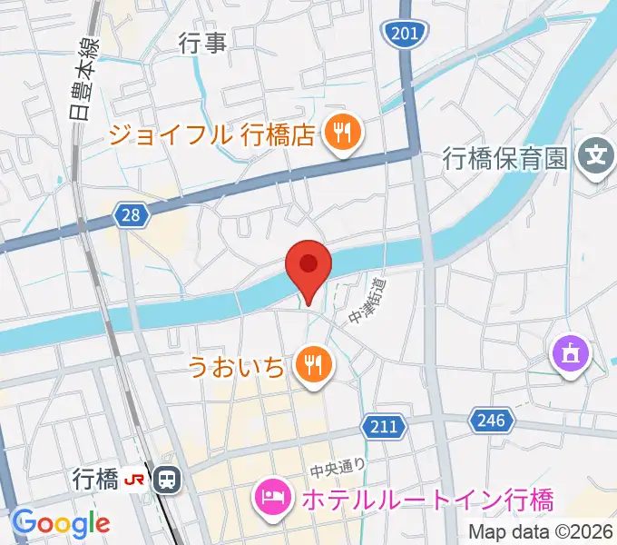 リブリオ行橋の地図