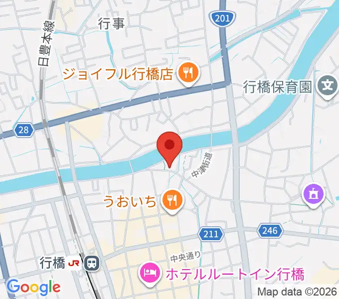 リブリオ行橋の地図