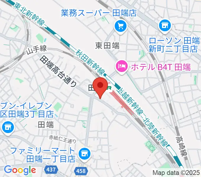 ギターリペア工房DNSの地図