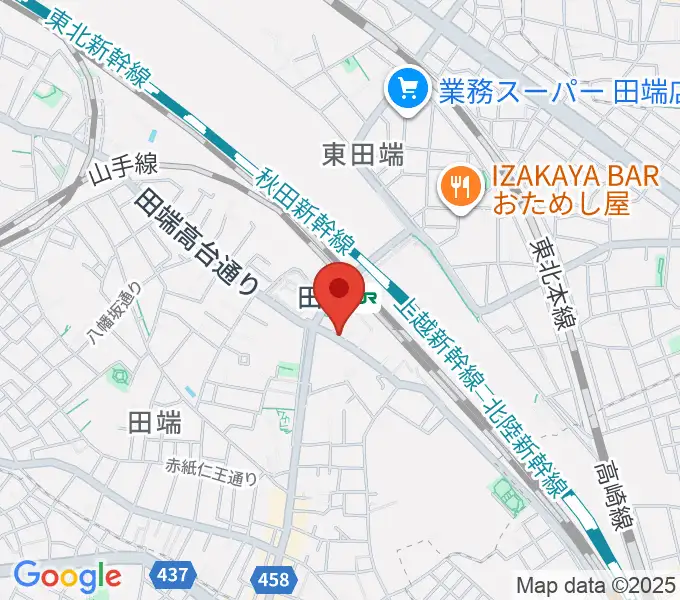 ギターリペア工房DNSの地図