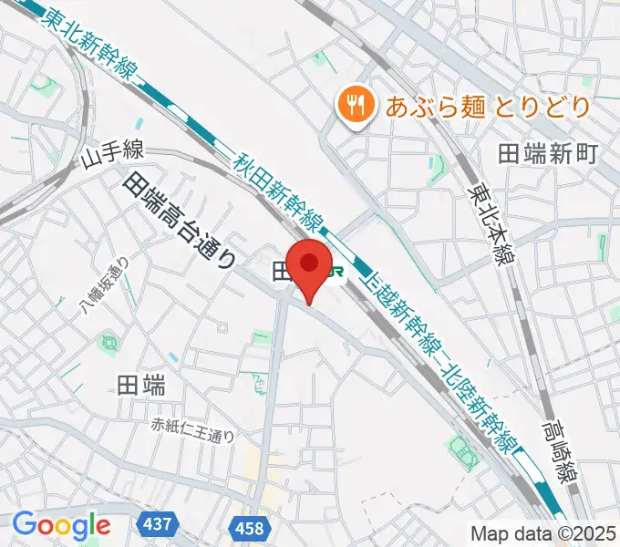 ギターリペア工房DNSの地図