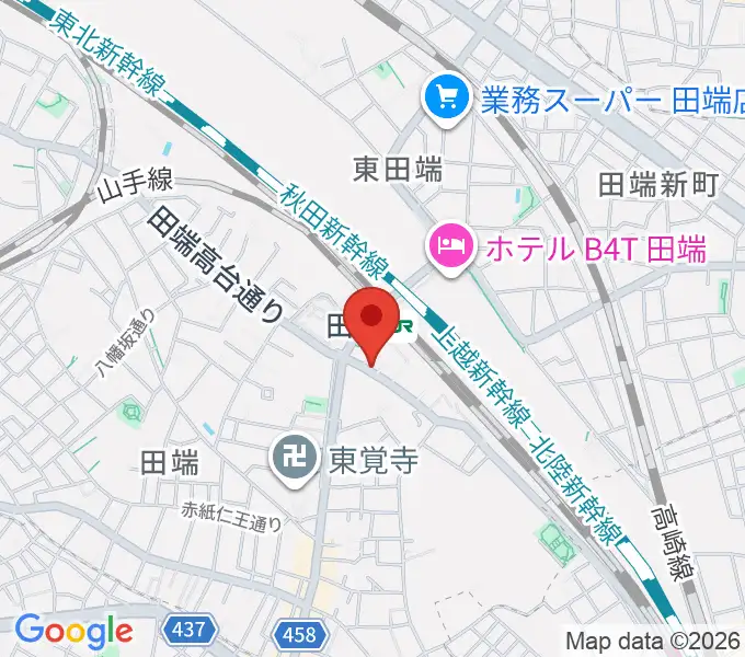 ギターリペア工房DNSの地図