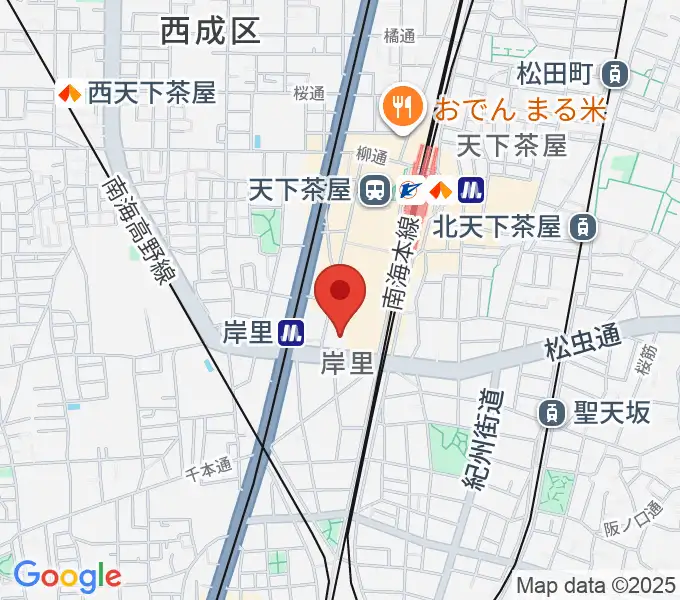 大阪市立西成区民センターの地図