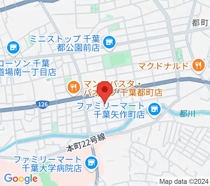 千葉2AWスクエアの地図