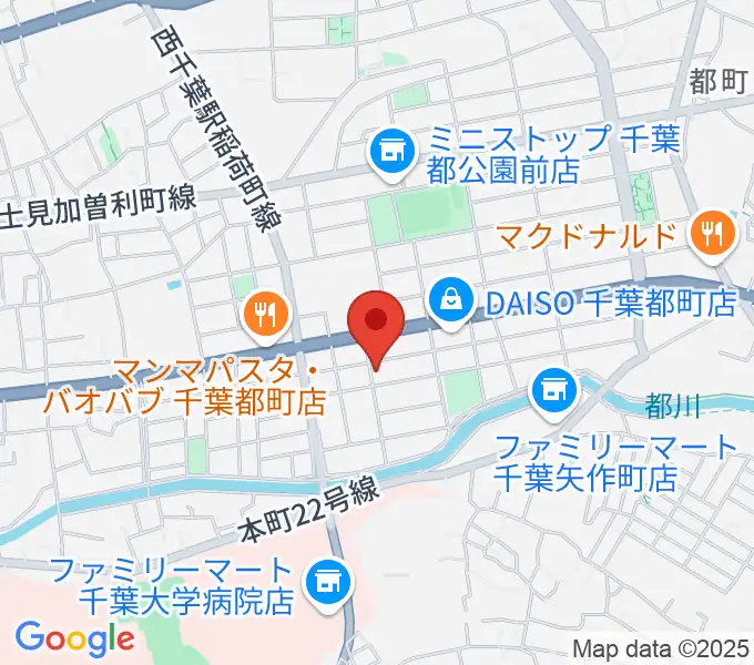 千葉2AWスクエアの地図