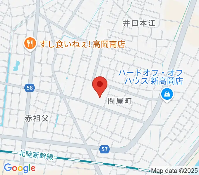 高岡エクールの地図