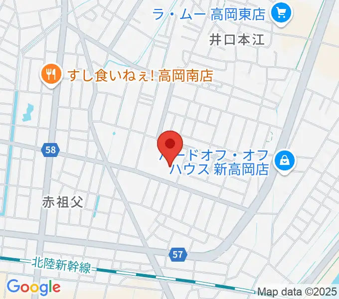 高岡エクールの地図
