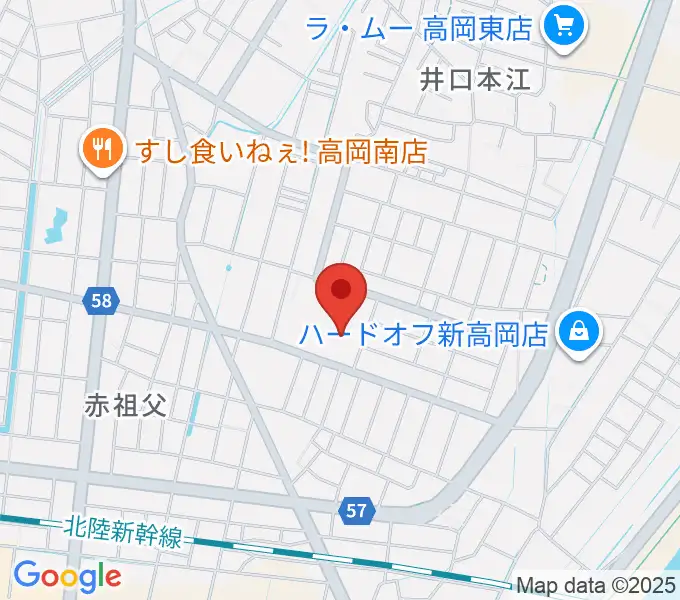高岡エクールの地図