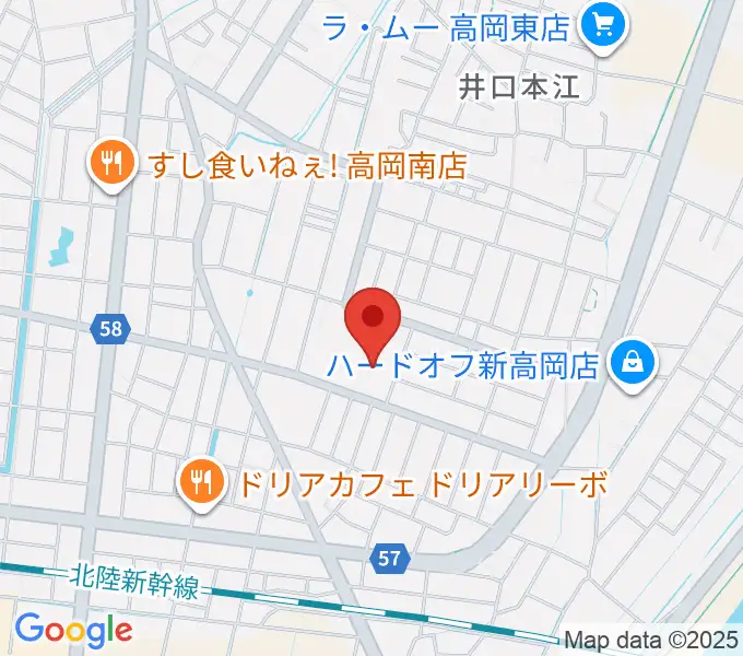 高岡エクールの地図