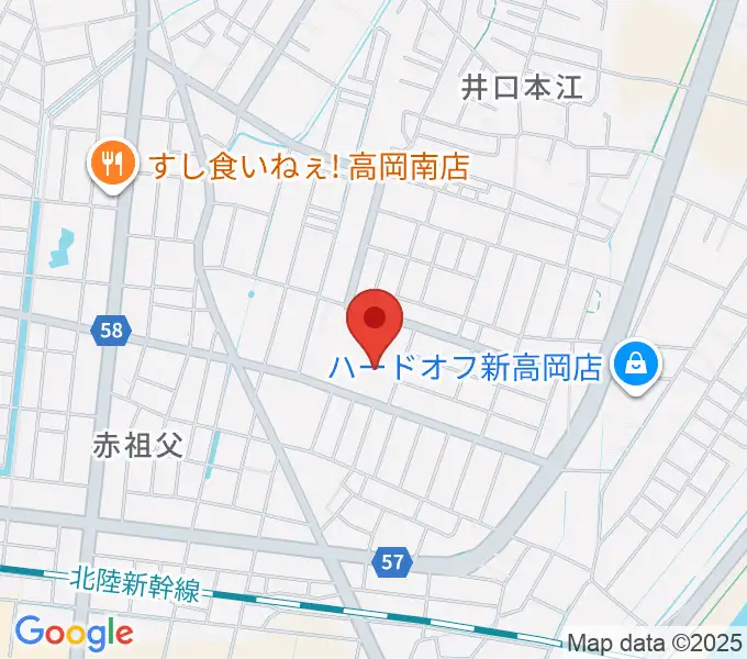 高岡エクールの地図