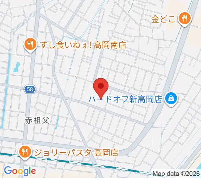 高岡エクールの地図