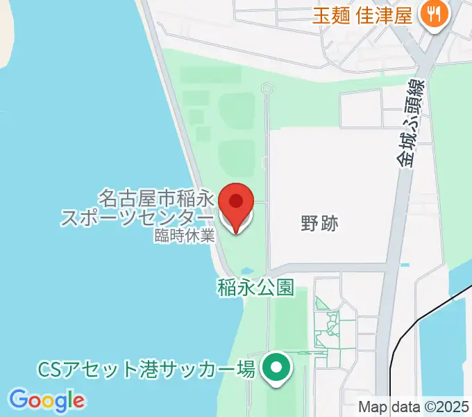 稲永スポーツセンターの地図