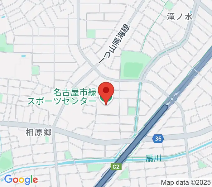 名古屋市緑スポーツセンターの地図