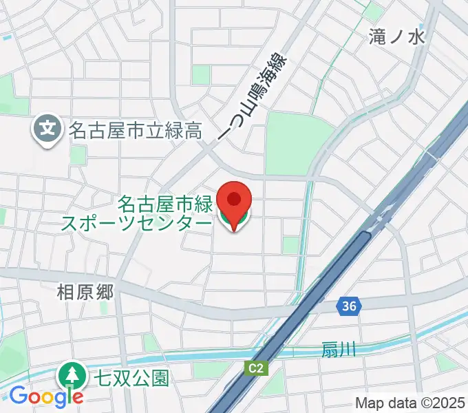名古屋市緑スポーツセンターの地図