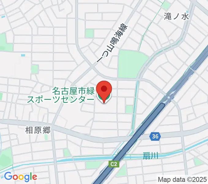名古屋市緑スポーツセンターの地図