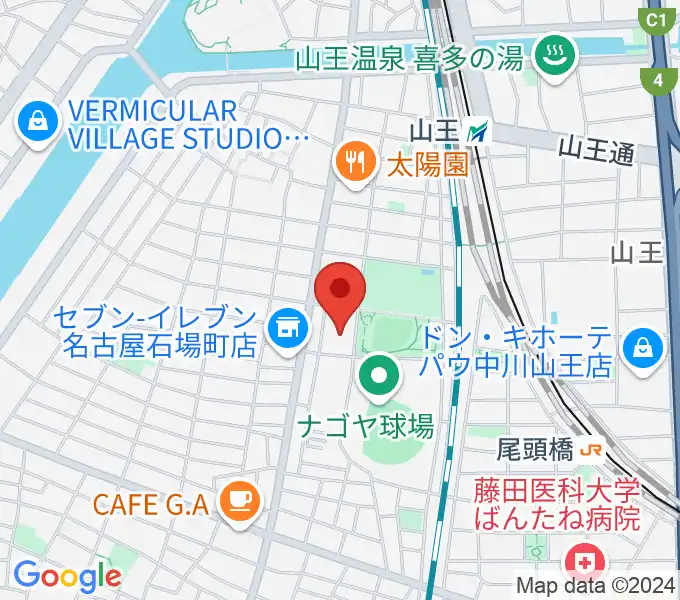 名古屋市露橋スポーツセンターの地図