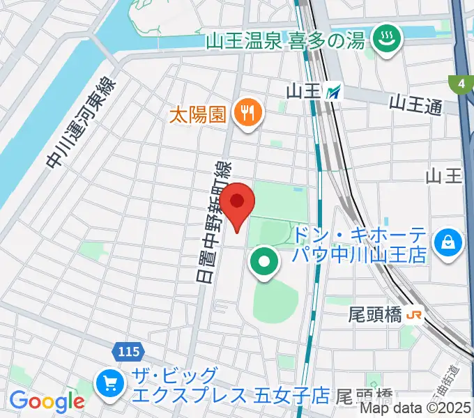 名古屋市露橋スポーツセンターの地図