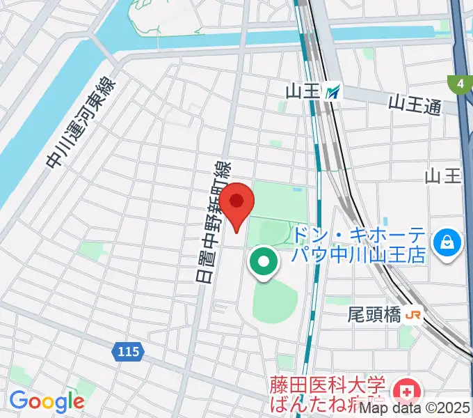 名古屋市露橋スポーツセンターの地図
