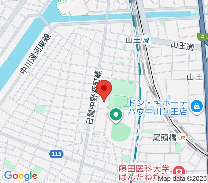 名古屋市露橋スポーツセンターの地図