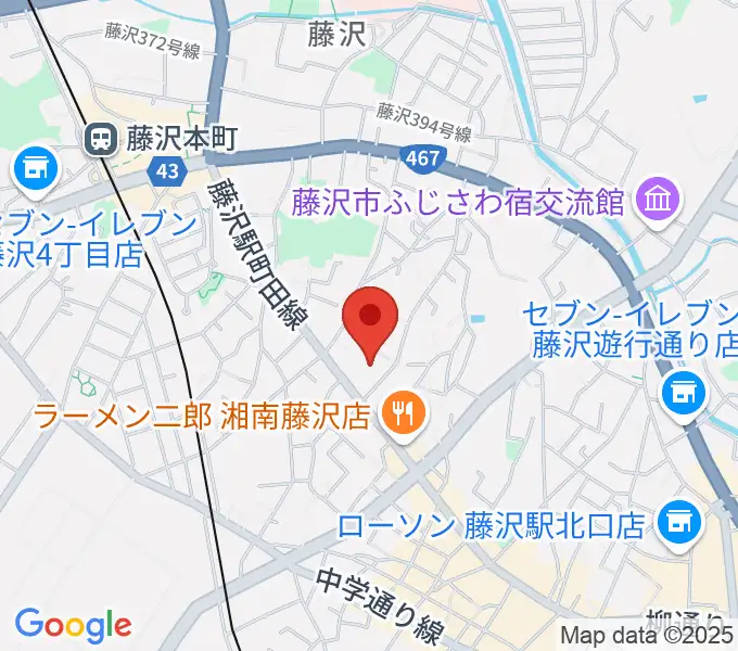 Fプレイスの地図