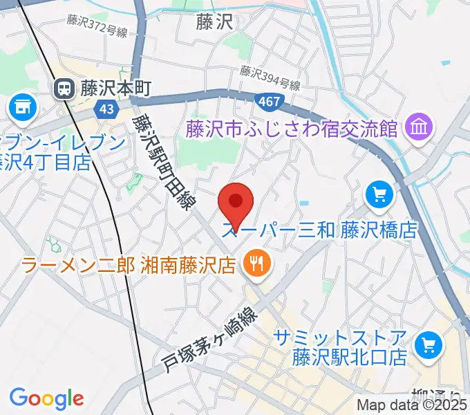 Fプレイスの地図
