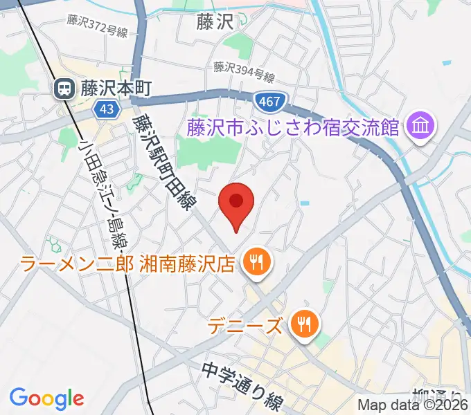 Fプレイスの地図