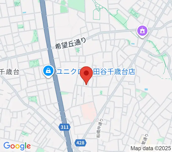 ピアノスクール・クレッシェンドの地図