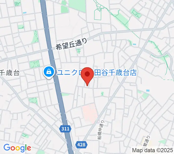 ピアノスクール・クレッシェンドの地図