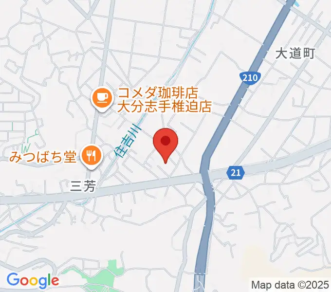 音楽教室Cafe 三月の水の地図