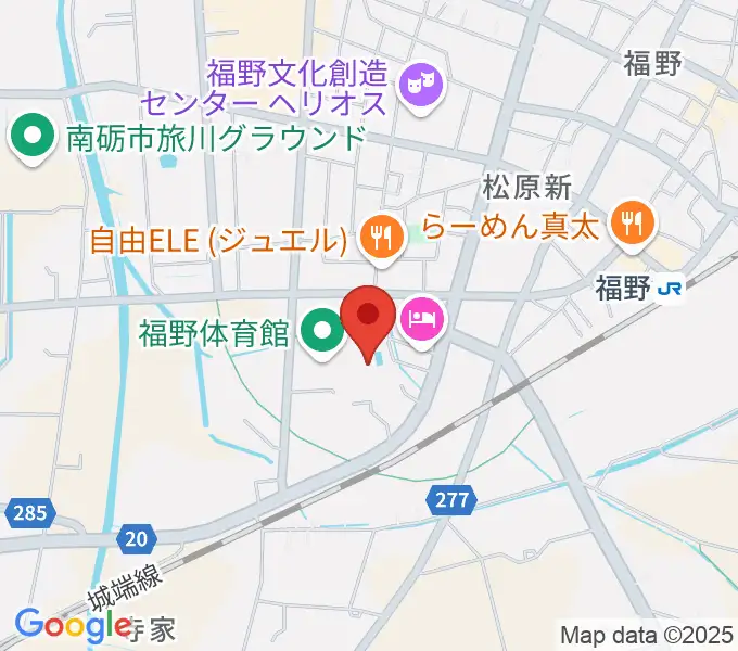 南砺市福野B&G海洋センターの地図