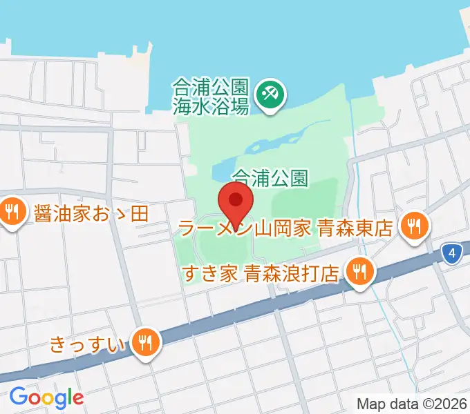 ダイシンベースボールスタジアムの地図