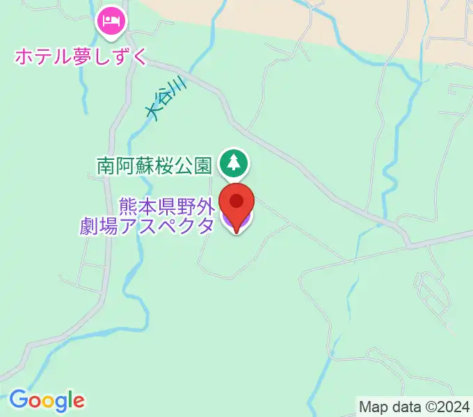 熊本県野外劇場アスペクタの地図