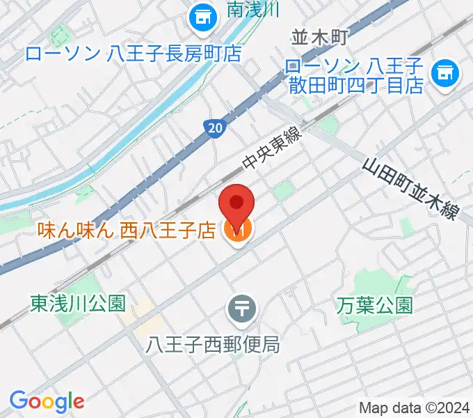 ムジカカンタービレの地図