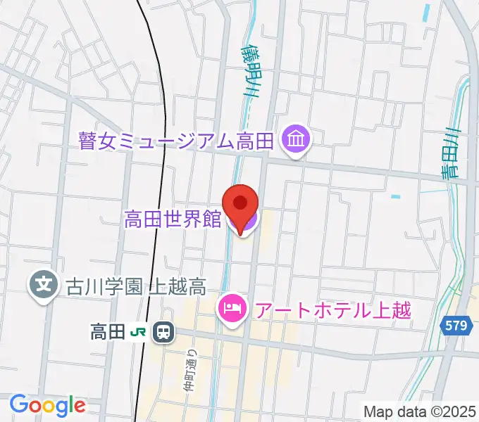 高田世界館の地図