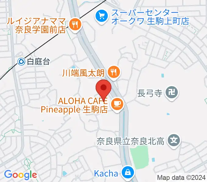 北コミュニティセンター ISTAはばたきの地図