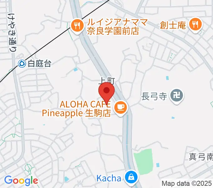 北コミュニティセンター ISTAはばたきの地図